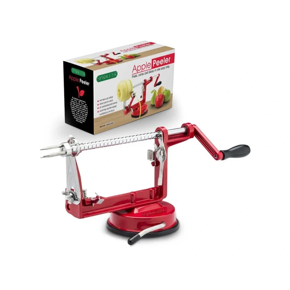 Apple/Potato Peeler Corer by Spiralizer, Durable‎ Heavy Duty Die Cast Magnesium
